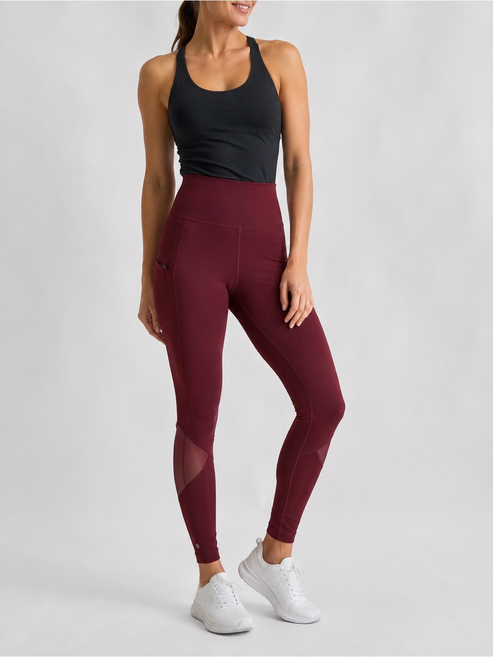 Lululemon Speed Up Tight *Mesh 28” Burgundy Size 4